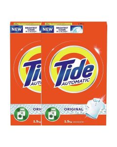 Automatic Powder Laundry Detergent Original Scent 1.5kg Pack of 2