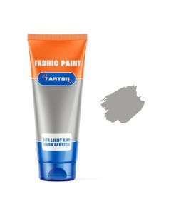 Grey Fabric Paint 2 fl oz Tube Permanent Fabric Paint Gray for Clothes Textile Clothing Paints for Cotton and Synthethic Fabrics Furniture Upholstery Shoes Sneakers TShirt Tote Bags