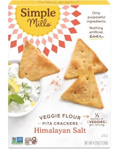 Simple Mills Veggie Pita Crackers - Himalayan Salt
