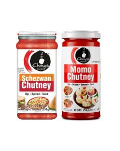 Schezwan Chutney 250grams + Momo Chutney 250g Bundle