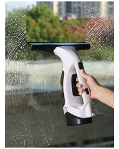 Window Vacuum Squeegee Cordless, 3-in-1 Electric Window Cleaner Tool with Spray & Microfiber Pad, Streak-Free 2200Pa Suction for Glass, Shower Doors, Mirrors, Tiles and Car Windows