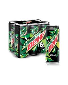 Mountain Dew Carbonated Soft Drink Pack (6 x 330ml)