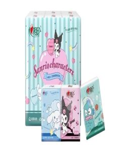 ZQBIEE Mini Pocket Tissue Paper (Pack of 12pcs, 7 Pulls Per Pack, 84 Sheets, 4 Ply)