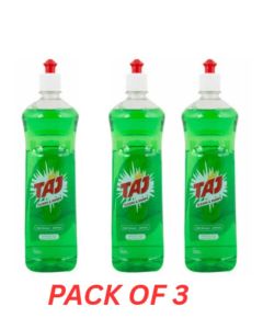 TAJ 1L x3 Apple Dishwashing Liquid PET Eco Pack Anti-Grease Kitchen Cleaner