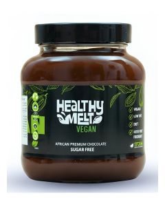 Chocovera Healthy Melt Vegan Sugar Free African Cocoa Chocolate Spread 375g Keto Friendly
