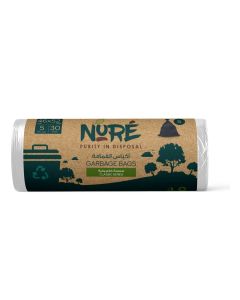 Nure, Bio-Degradable Purity In Disposal Garbage Bag,5 Gallons, 30 Pcs, 46cmx52cm,Pack of 2