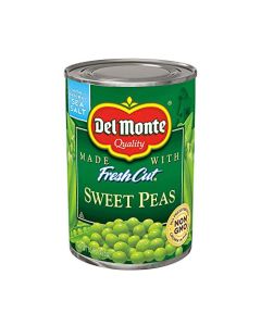 DEL MONTE Sweet Peas Canned Vegetables 12 Pack 15 oz Can