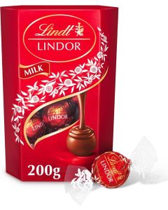 Lindt Milk Lindor Chocolate, 200 Gm (Pack Of 1)