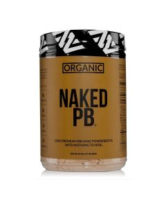 Organic Powdered Peanut Butter from US Farms - Bulk, Only 1 Ingredient - Roasted Peanuts, Vegan, No Additives, Preservative Free, No Salt, No Sugar - 45 Servings - NAKED PB