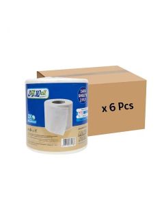 Soft Well 2 PLY Bulk Maxi Roll Tisue 1600 Sheets- 6pcs