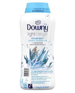 Downy Light Ocean Mist Scented In-Wash Scent Booster Beads - Coastal Bliss for Fresh Fabrics, 1.13kg