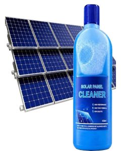 RAJA DHIRAJ Solar Panel Cleaner Liquid 450ml - High Performance Cleaning Solution for Solar Panels, Non-Toxic, Non-Caustic, Eco-Friendly Formula, Removes Dust, Dirt & Bird Droppings