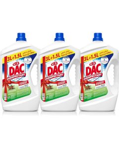 DAC Disinfectant Pine, 3 x 4.5L