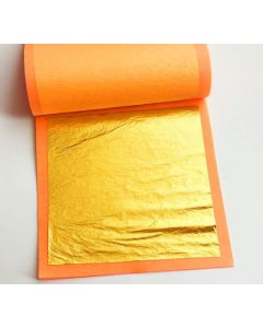 SGLS GOLD LEAF 10pcsGold Vark EDIBLE Foods Leaf Pure Leafs 24K GOLD BakingCakesSweetsHalwa Ayurvedicfood for Anti AgingFacia Spa Craft Gliding Gold SIZE 75MMX50MM_10pcs