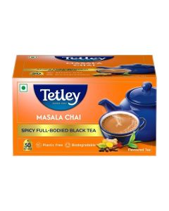 Tetley Masala Chai Black Tea Bags, 50 Count