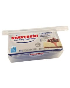 Stay Fresh Cream Cheese Container For Fridge Clear Plastic for Cream Cheese Dishwasher Safe BPA Free Cheese Dish for your Pantry Counter Refrigerator