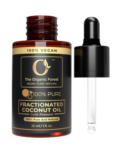 Natural Fractionated Coconut Oil Liquid Coconut Oil for Hair Skin and Body Perfect Carrier Oil for Essential Oils 100 Pure Natural and Versatile Ideal for Hair Face Body Care
