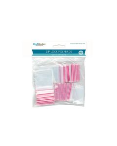 Craft Medley ZipLock Polybags 15in by 2in 180Piece 15 by 2