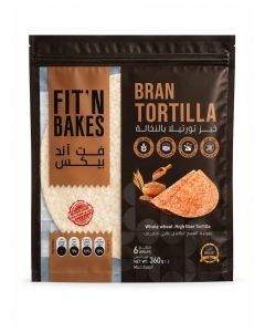 FIT 'N Bakes Bran Tortilla 360g Bread (Bran)