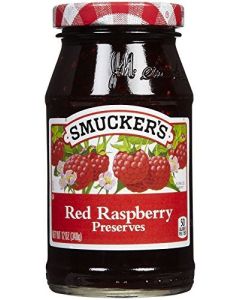 Smuckers Red Raspberry Preserves 12 oz