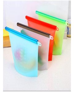 KAPI ZONE Silicone Vegetable Food Storage Bag Refrigerator Bags (Multi)