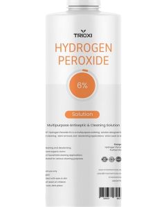 TRIOXI Hydrogen Peroxide 6% Solution – Multipurpose Antiseptic & Cleaning Solution (1 Ltr)