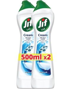 Jif Cream Cleaner with Micro Crystals - 2 x 500ml