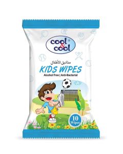 Anti-Bacterial Kids Wipes - 10 Wipes