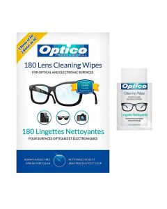 Cleaning Wipes For Optical And Electronic Surfaces 180 Count White