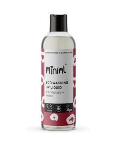 Eco Washing Up Liquid 500ml - Rhubarb Scented Non Bio & Skin Sensitive Friendly Dish Wash Cleaner that's Plant Based Vegan & Cruelty Free - Natural Cleaning Products (50 Washes)