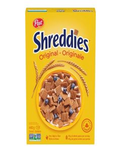 Post Shreddies Breakfast Cereal 440g/15.4 oz., {Imported from Canada}