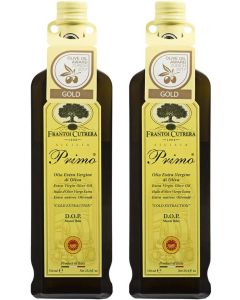Frantoi Cutrera Primo Cold Extracted Italian Extra Virgin Olive Oil - 25.4 fl oz (Pack of 2)