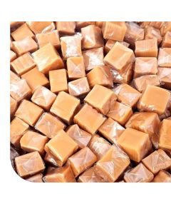 Caramel Cubes Candy 2 Pound Bulk Pack About 150 Count Individually Wrapped