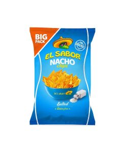 Nacho Chips Salted 180G, Corn Tortilla Chips For Dips Parties And Snacking