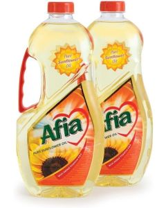 Afia Pure Sunflower Oil - 2 x 1.5L Jugs