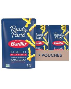 Barilla Ready Pasta Fully Cooked Gemelli Pasta NonGMO Kosher 7 oz Pack of 7