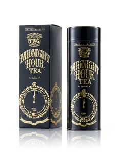 Midnight Hour Tea, Loose Leaf Decaf Black Tea in Haute Couture Tea Tin Gift, 100g