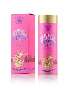 New York Breakfast Tea / Loose Leaf Black Tea Blend in Haute Couture Tea Tin Gift, 100g