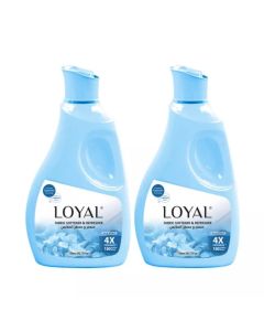 Loyal Blue Petals Fabric Softener & Freshener With 4X Freshness up to 150 Loads- 2X3Ltr