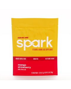 AdvoCare Spark Energy Drink Mix Vitamin Amino Acid Supplement Supports Energy Focus Portable Immune Support SugarFree Mango Strawberry 14 Stick Packs 35 oz