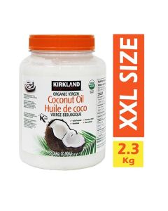 Kirkland Signature Organic Virgin Coconut Oil 2.3kg / Cold Pressed Unrefined USDA Organic / Keto Friendly / For Cooking Baking Hair & Skin Care