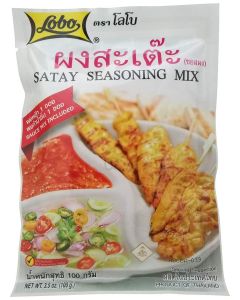 Lobo Brand Thai Satay Mix (Peanut Sauce) 3.5 Oz Each - 5 Packs