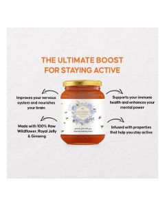 Royal Jelly and Ginseng Fusion Honey