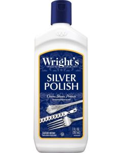 Wright's Silver Cleaner and Polish - 7 Ounce - Ammonia Free - Use on Silver, Jewelry, Antique Silver, Gold, Brass, Copper and Aluminum