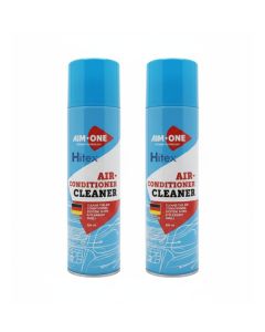 AIM-ONE Air Conditioner Cleaner 550ml – German Technology Foam Cleaner / Removes Dust, Dirt & Bacteria / Pleasant Fresh Smell / Cleaning for Home, Car & AC Units / Includes Extension Straw (2)