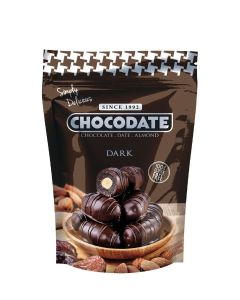 Real Dark Almond Date Chocolate Pouch