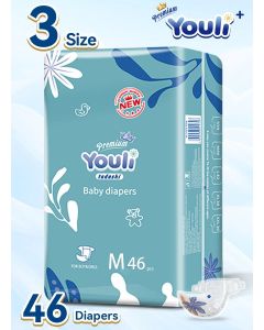 Baby Diapers,Taped Diapers Size 3, 6-11 Kg, 360° Leak-Free Fit For Up To 100% Leakage Protection, Ultimate Comfort 46 Diapers