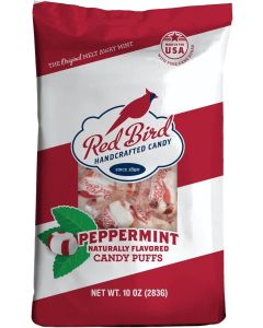 Red Bird Soft Peppermint Puffs - Naturally Flavored Candy, 10 oz