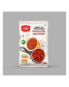 COOKMAID Mangalore Ghee Roast / Ready to Cook Gravy / Authentic Mangalorean Recipe / South Indian Masala Mix for Chicken, Mutton, Paneer, Prawns / Perfect with Steamed rice, Roti and Dosa / Instant Curry / No Preservatives and Additives / Vegetarian Curry