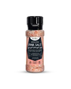 Himalayan Pink Salt Grinder Coarse Grain, 100% Pure with 84 Minerals for Seasoning, Refillable, Organic, All-Natural Salt, Triple-Washed in Spring Water, Vegan, Halal Certified